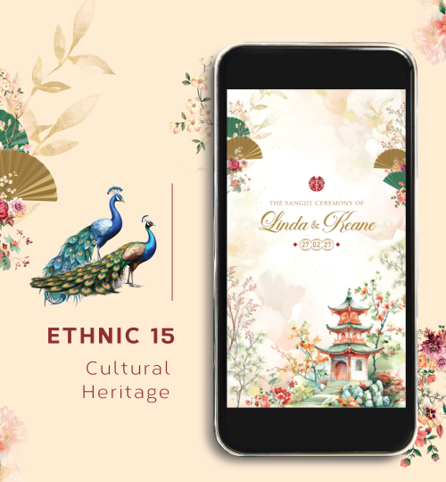 Chinese Oriental Sangjit Invitation