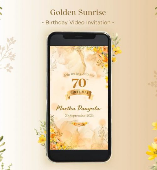 Birthday Video Invitation