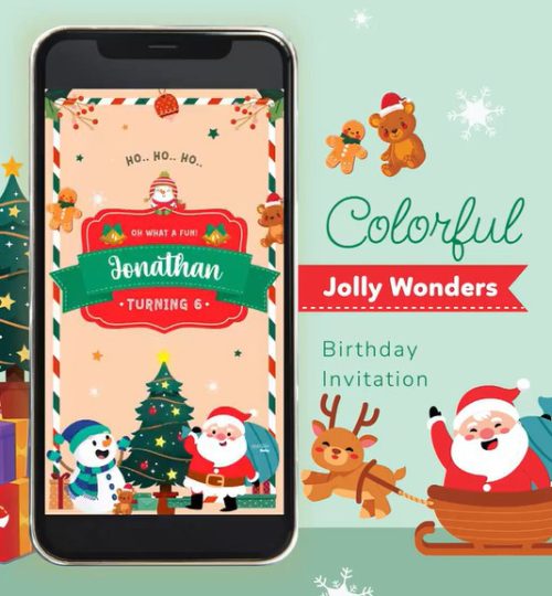 Digital Invitation Anak Christmas