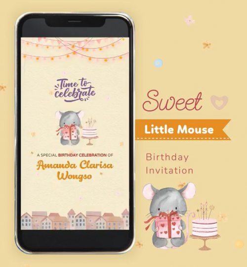 Video Animasi Undangan Digital Birthday Anak