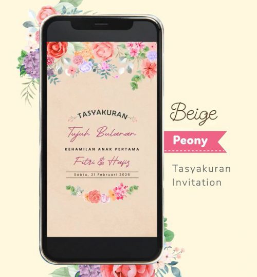 Tasyakuran Digital Invitation