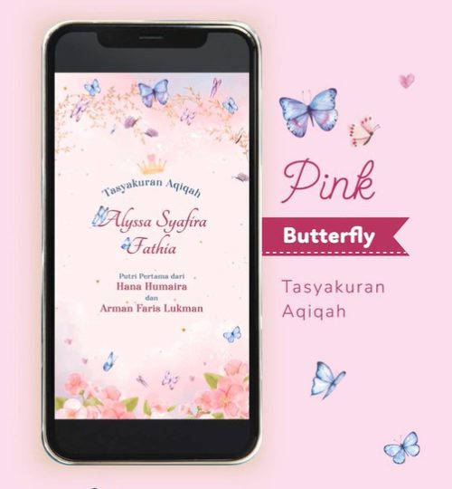 Tasyakuran Aqiqah Pink Buterfly